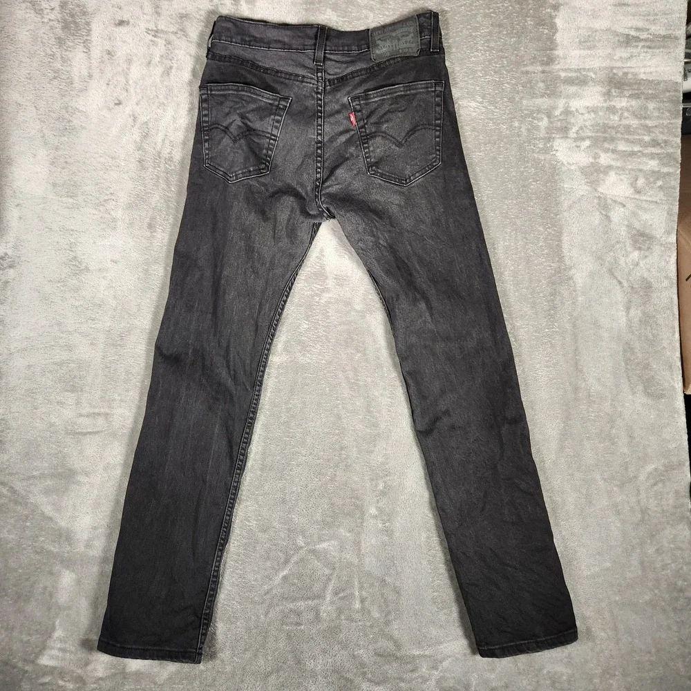 Levi's 505 Jeans Men's 30X30‎ (Tag 29X30) Black Y2K 90s Straight